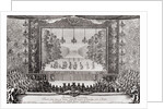 Ed 45a fol.138 Performance of 'La Princesse Elide', second day of 'Les Plaisirs de l'Ile Enchantee', 8th May 1664 by Israel the Younger Silvestre