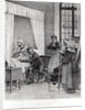 Rene Theophile Hyacinthe Laennec listening to the chest of a man with consumption, 1816 by Theobald Chartran