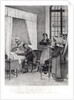 Rene Theophile Hyacinthe Laennec listening to the chest of a man with consumption, 1816 by Theobald Chartran