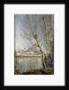 Mantes, View of the Cathedral and Town through the Trees, c.1865-70 by Jean Baptiste Camille Corot