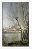 Mantes, View of the Cathedral and Town through the Trees, c.1865-70 by Jean Baptiste Camille Corot