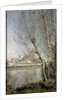 Mantes, View of the Cathedral and Town through the Trees, c.1865-70 by Jean Baptiste Camille Corot