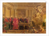 The Magistrates of Paris Receiving News of the Peace, 21st June 1763 by Noel Halle