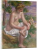 Seated Bather in a Landscape or, Eurydice, 1895-1900 by Pierre Auguste Renoir