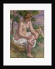 Seated Bather in a Landscape or, Eurydice, 1895-1900 by Pierre Auguste Renoir
