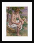 Seated Bather in a Landscape or, Eurydice, 1895-1900 by Pierre Auguste Renoir