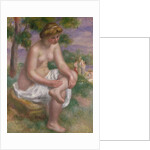 Seated Bather in a Landscape or, Eurydice, 1895-1900 by Pierre Auguste Renoir