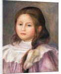 Portrait of a child, c.1910-12 by Pierre Auguste Renoir
