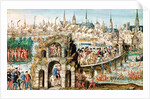 The Royal Entry Festival of Henri II into Rouen, 1st October 1550 by French School