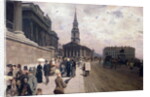 The National Gallery, London, 19th century by Giuseppe or Joseph de Nittis