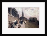 The National Gallery, London, 19th century by Giuseppe or Joseph de Nittis