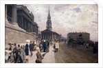 The National Gallery, London, 19th century by Giuseppe or Joseph de Nittis