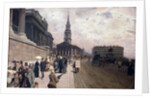 The National Gallery, London, 19th century by Giuseppe or Joseph de Nittis