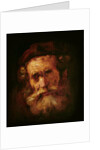 A Rabbi by Rembrandt Harmensz. van Rijn
