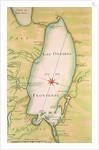 Map of Lake Ontario by French School