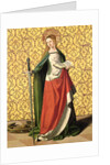 St. Catherine of Alexandria by Josse Lieferinxe