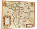 Map of Central and South America by Theodor de Bry