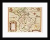 Map of Central and South America by Theodor de Bry