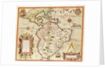 Map of Central and South America by Theodor de Bry