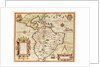 Map of Central and South America by Theodor de Bry