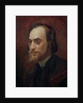 Portrait of Erik Satie , 19th century by Marcellin Gilbert Desboutin