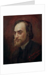 Portrait of Erik Satie , 19th century by Marcellin Gilbert Desboutin
