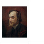 Portrait of Erik Satie , 19th century by Marcellin Gilbert Desboutin