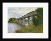 The Railway Bridge at Argenteuil by Claude Monet