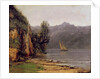 View of Leman Lake, c.1873-77 by Gustave Courbet