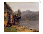 View of Leman Lake, c.1873-77 by Gustave Courbet