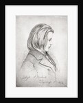 Portrait of Johannes Brahms aged Twenty, 1853 by Jean Joseph Bonaventure Laurens