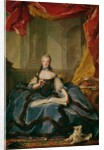 Madame Adelaide de France in Court Dress, 1758 by Jean-Marc Nattier