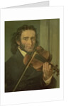 Portrait of Niccolo Paganini by Italian School