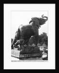 Young Elephant caught in a trap, in front of the first Trocadero Palace constructed for the Universal Exhibition in 1878, 1878 by Emmanuel Fremiet