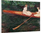 Boating on the river Epte, c.1889-1890 by Claude Monet