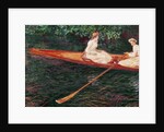 Boating on the river Epte, c.1889-1890 by Claude Monet