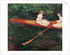 Boating on the river Epte, c.1889-1890 by Claude Monet