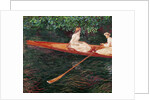 Boating on the river Epte, c.1889-1890 by Claude Monet