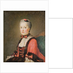 La Dauphine Marie-Josephe de Saxe attributed to Jean Marc Nattier or Jean Baptiste Perroneau by French School