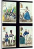 Selection of playing cards relating to the 1830 Revolution, 1831 by French School