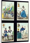 Selection of playing cards relating to the 1830 Revolution, 1831 by French School