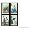 Selection of playing cards relating to the 1830 Revolution, 1831 by French School