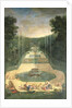 The Groves of Versailles. View of the Three Fountains with Venus and Cherubs Practising with Bows and Arrows, 1688 by Jean the Younger Cotelle
