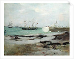 The Entrance to the Port of Boulogne, 1880 by Berthe Morisot