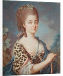 Madame Dupin de Francueil nee Marie Aurore de Saxe by French School