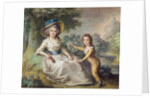 Marie Dupin de Francueil and her Son, Maurice by French School