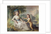Marie Dupin de Francueil and her Son, Maurice by French School