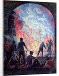 The Steel Works, 1895 by Maximilien Luce