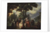 A Meeting in the Park by Francois Louis Joseph Watteau