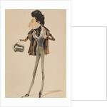 Caricature of Alexander Dumas Pere by Pierre Luc Charles Ciceri